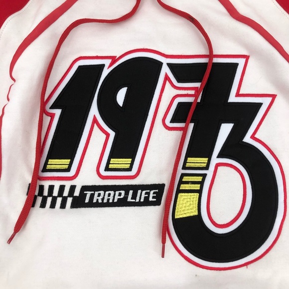 Trap-Life 1973 Race Hoodie - Size XL - Picture 2 of 4